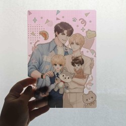 Cartes PVC 21×15 – Illustrations coffret Oméga en fuite