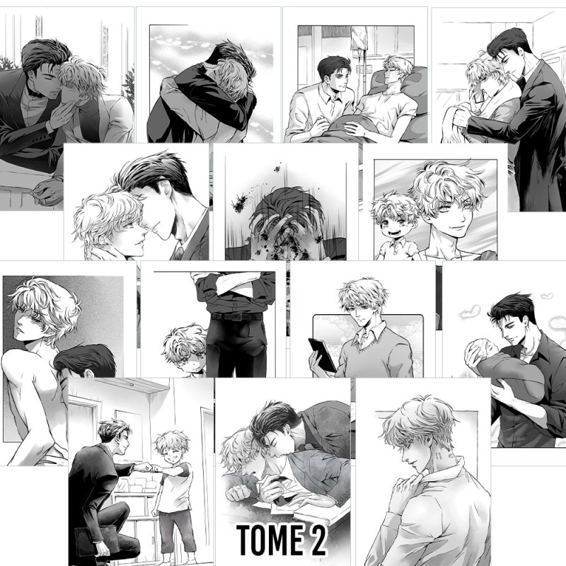 copy of Lot de 14 Illustrations noir et blanc – Oméga en fuite Tome 2