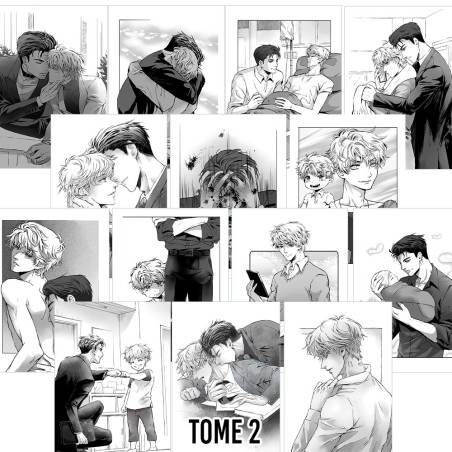 10 Illustrations noir et blanc – Oméga en fuite Tome 1