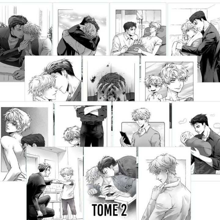 10 Illustrations noir et blanc – Oméga en fuite Tome 1