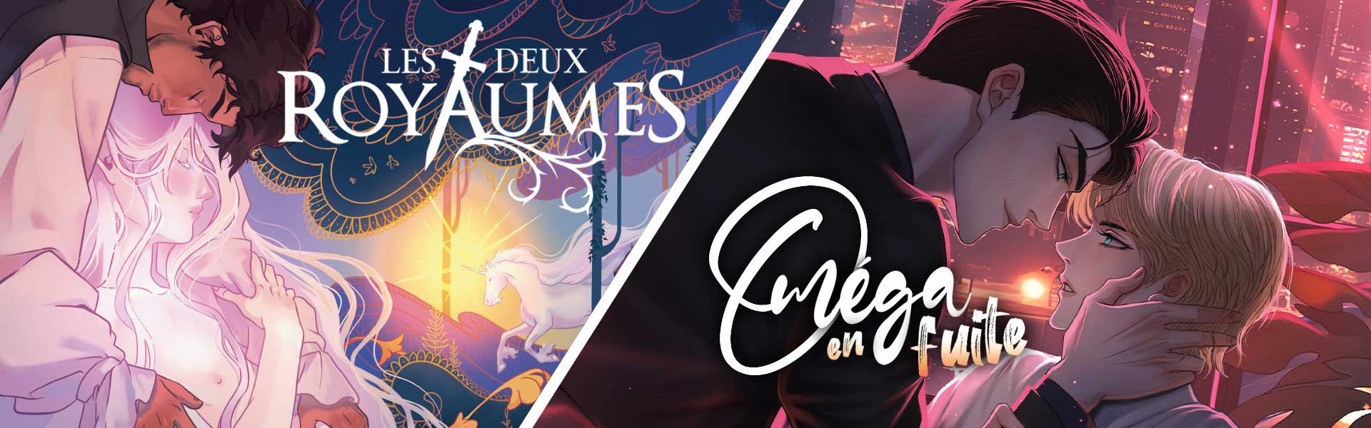 Livres - Oméga en fuite - Les deux royaumes